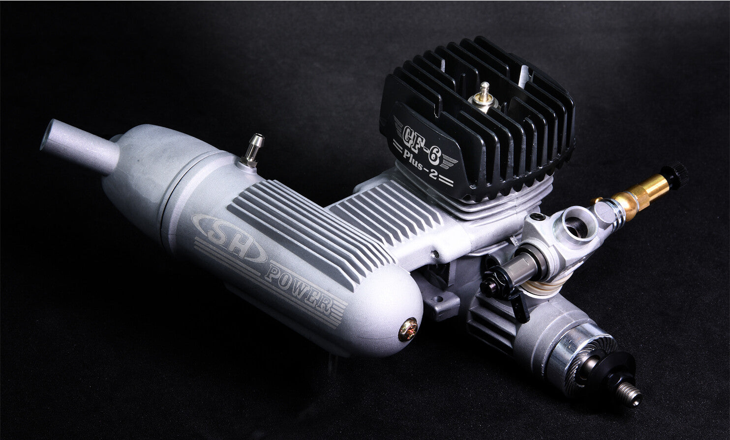 SH GF6 6cc Side Exhaust w/ Pump RC Airplane Gasoline 2-Stroke Gas Engine