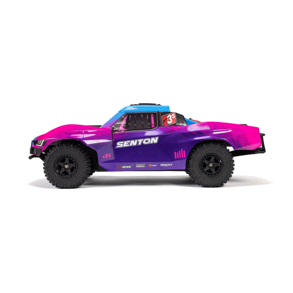 Arrma 1/10 SENTON 4X4 223S BLX Brushless Short Course Truck RTR With DSC, Blue