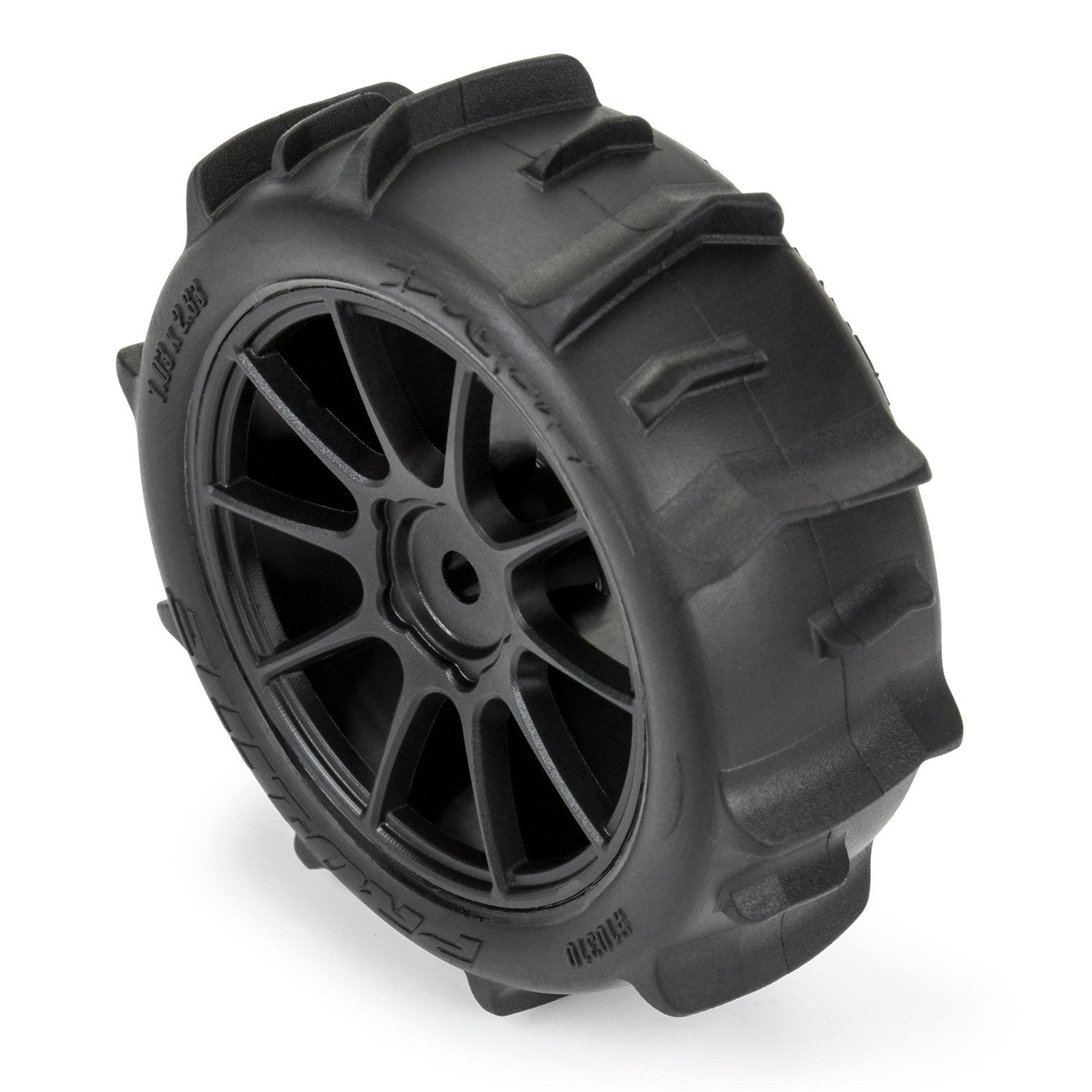 Pro-Line PRO1031010 1/14 Dumont F/R Tires MTD 12mm Black Mach-10 (4) Typhon GROM