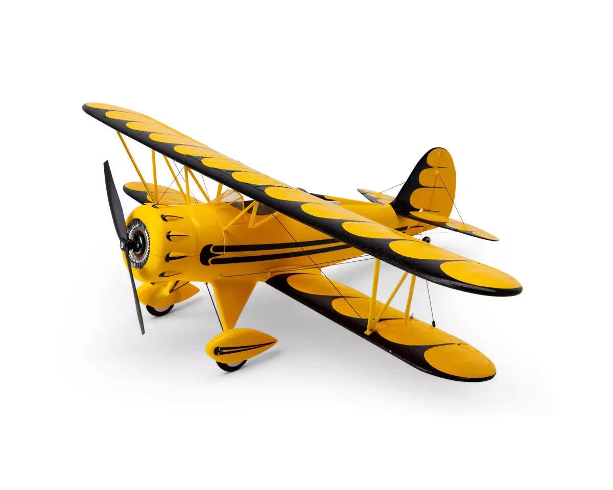 E-flite EFlite UMX Waco BNF Basic Electric RC Airplane 550mm Yellow EFLU53550Y