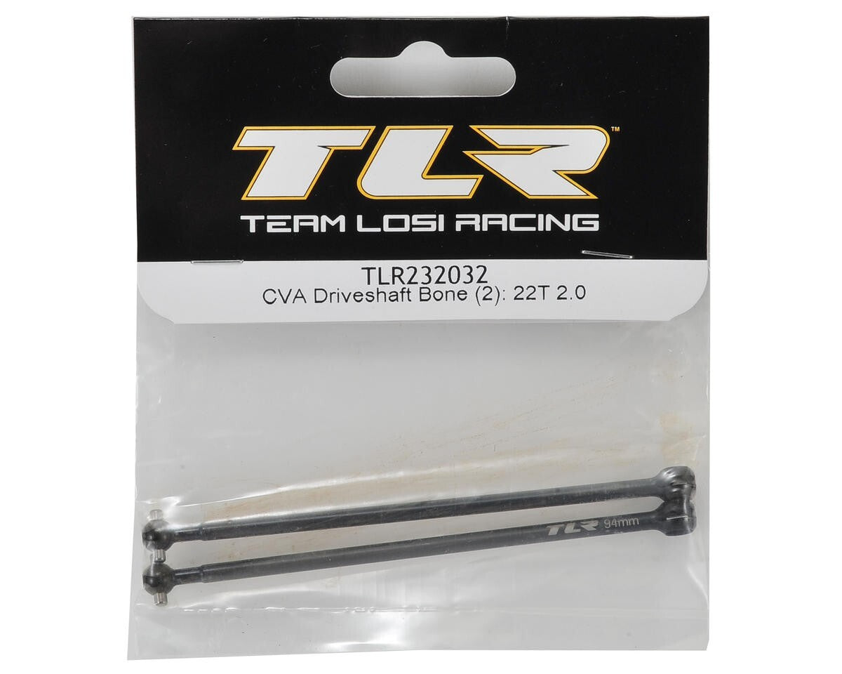 Team Losi Racing TLR CVA Driveshaft Bone (2) RC Truck 22T TLR232032
