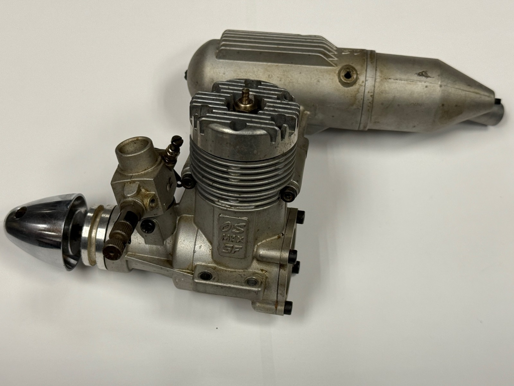 Excellent O.S. OS .46 46 SF Two Stroke Nitro RC Remote Control Airplane Engine
