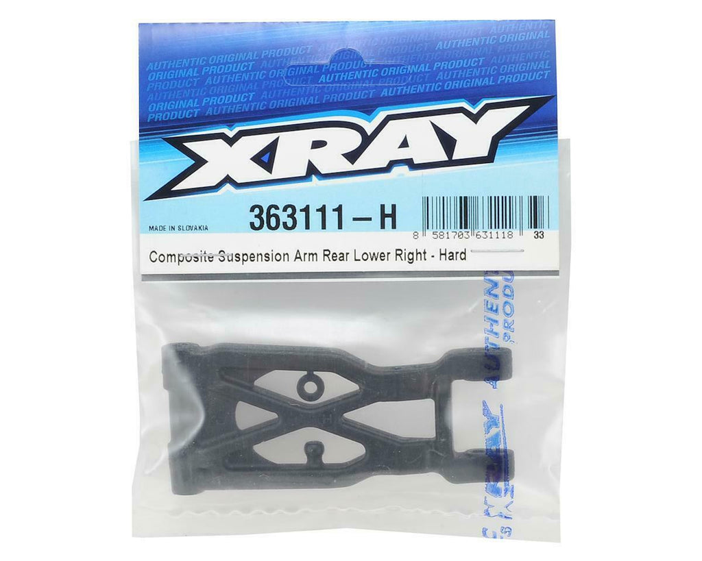 XRAY Composite Rear Lower Suspension Arm (Hard) (Right) [XRA363111-H]