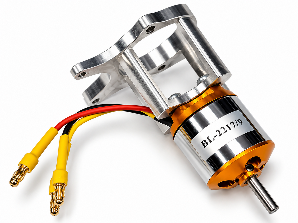 BL-2217/9 Brushless Outrunner Motor w/ Aluminum Motor Mount RC Airplane