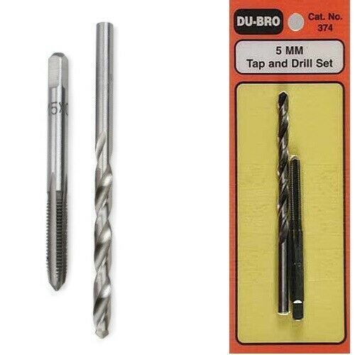 DU-BRO Dubro 374 RC Remote Control Airplane Tap & Drill Set 5mm DUB374