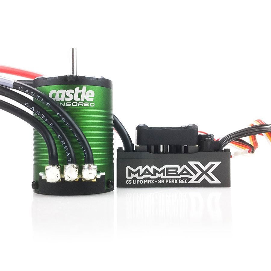 1/10 Mamba X Waterproof ESC/1406-7700Kv Sensored Brushless Motor Combo