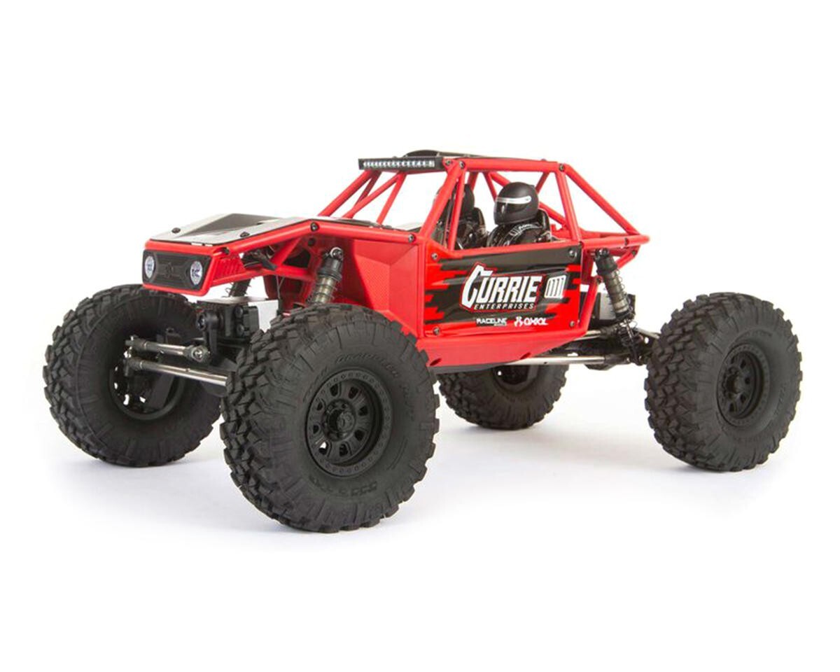 Axial Capra 1.9 4WS Unlimited Trail Buggy 1/10 RTR 4WD Rock Crawler Red w/DX3