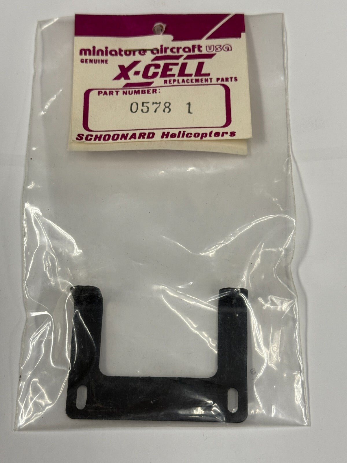 Miniature Aircraft X-Cell Xcell Replacement Part Servo Tray Bracket 0578-1