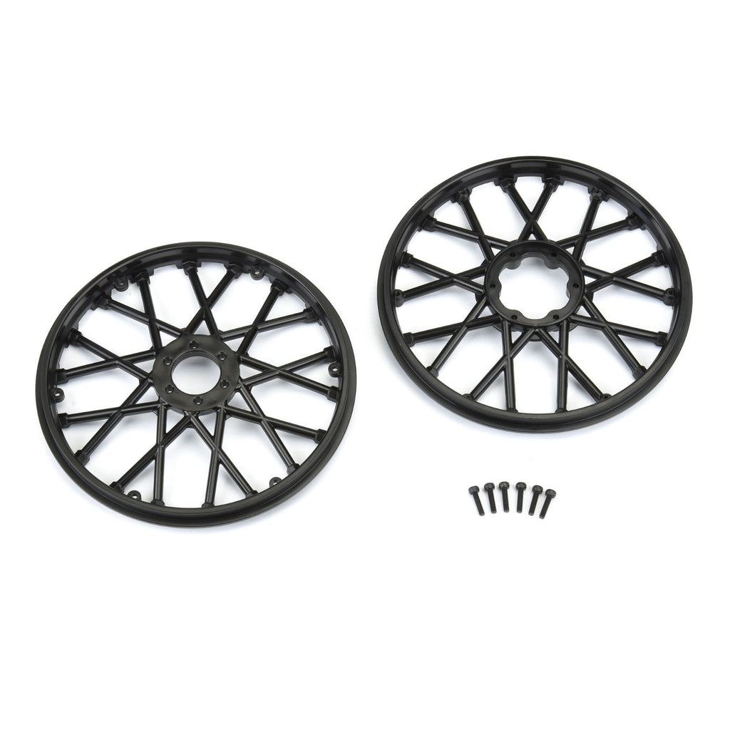 Pro-Line 283203 Bullyspoke V2 Bead Front Wheel Black For PM-MX