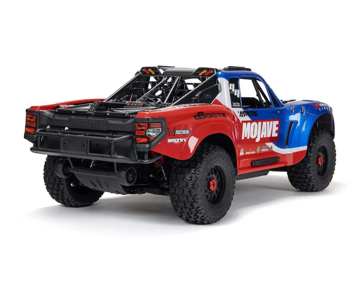 Arrma Mojave 4S BLX Brushless 1/8 4WD RTR Electric Desert Truck (Blue/Red)
