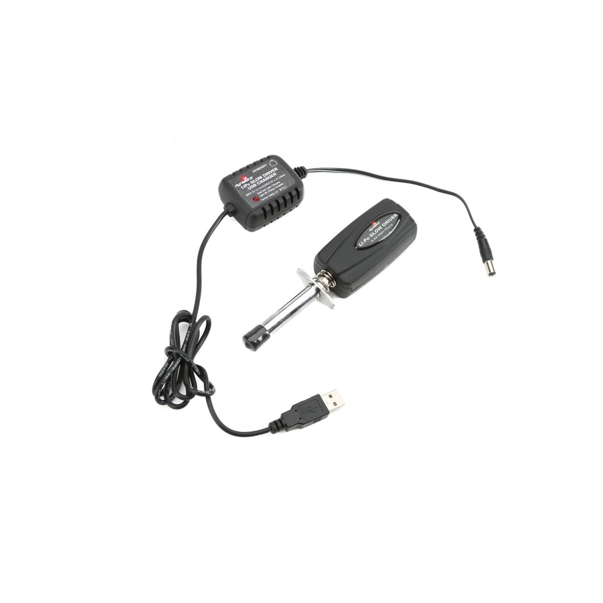 Dynamite DYNE0201 LiPo Glow Driver Igniter with 1200mAh Battery & USB Charger RC
