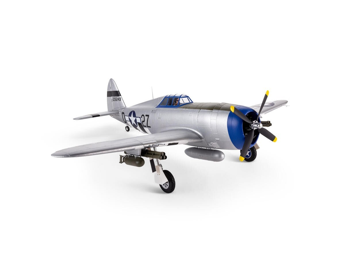 E-flite EFlite P47 P-47 Razorback BNF Basic Electric RC Airplane AS3X & SAFE