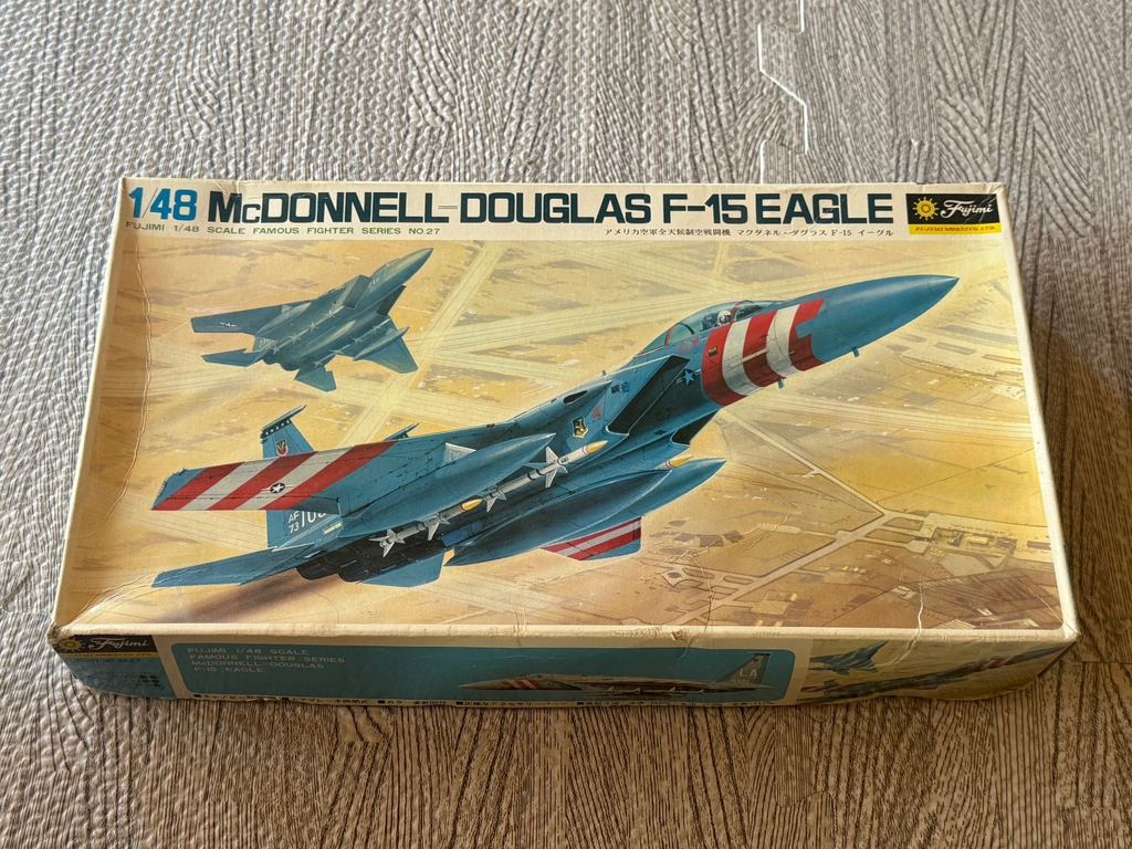 Fujimi 1/48 Scale F-15 F15 Eagle Plastic Model Airplane Kit 5A27