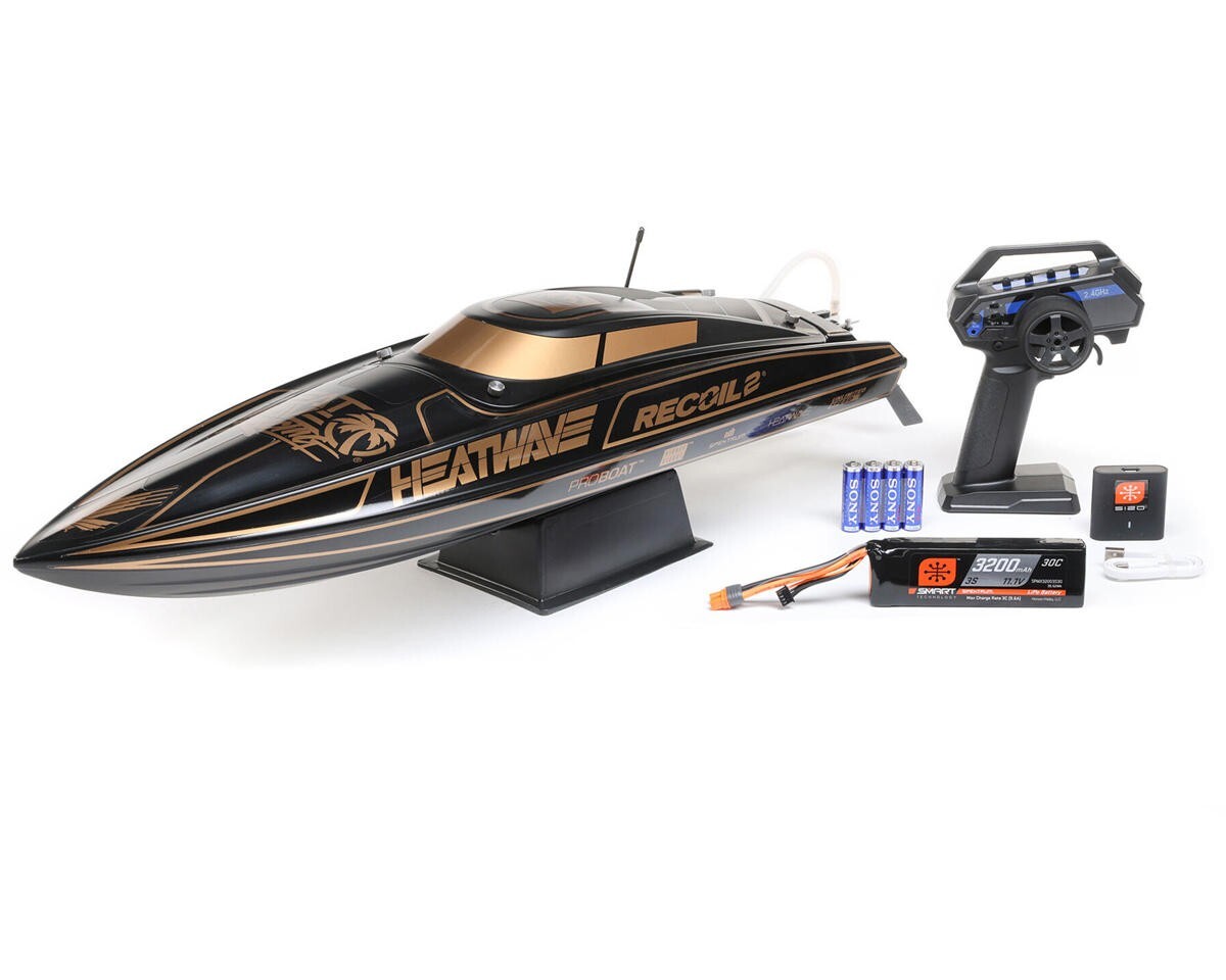 Pro Boat Recoil 2 V2 26" Brushless Deep-V Self-Righting RTR Boat Heatwave