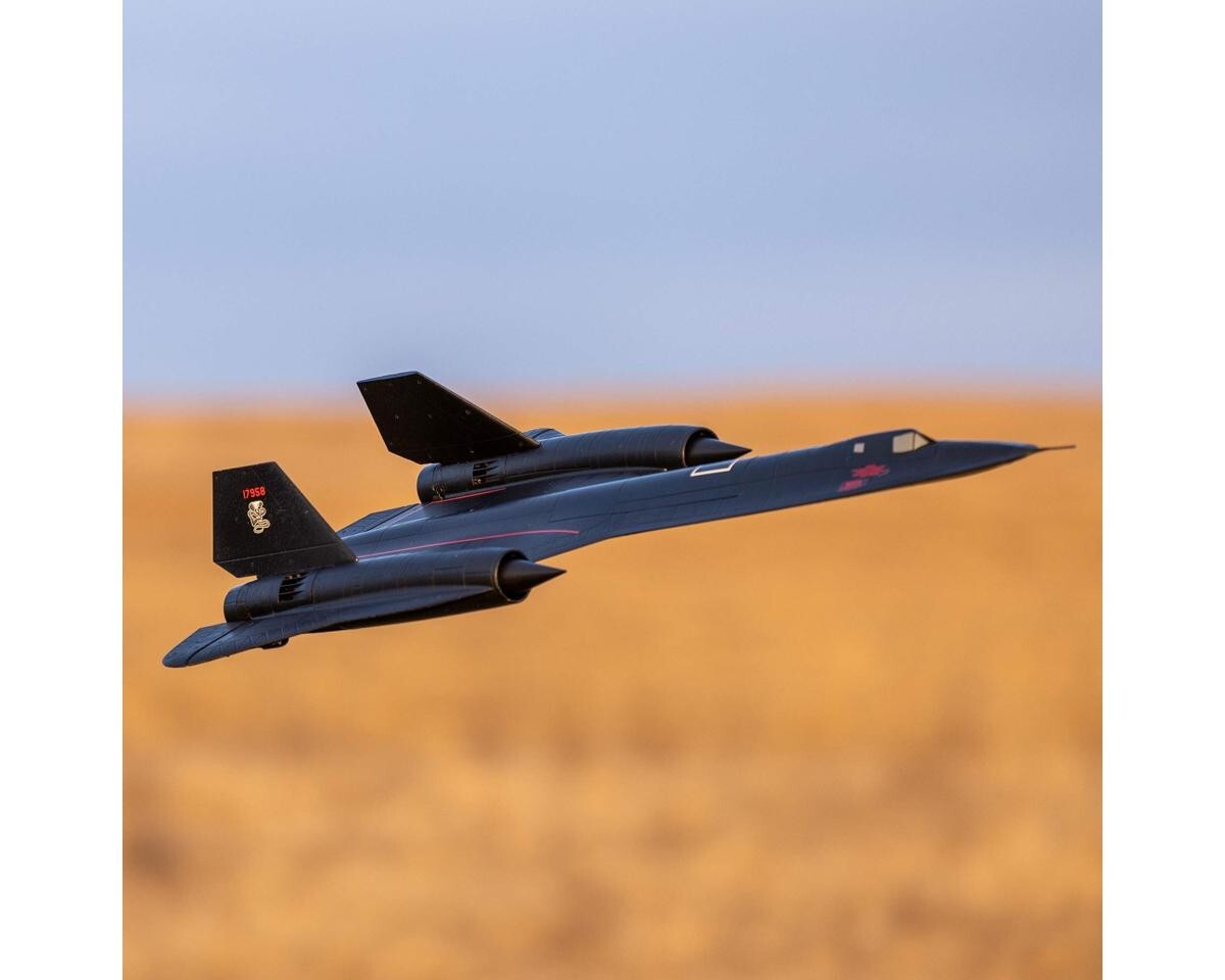 E-flite EFlite SR71 SR-71 Blackbird 40mm Twin EDF BNF Bind In Fly Basic EFL02050