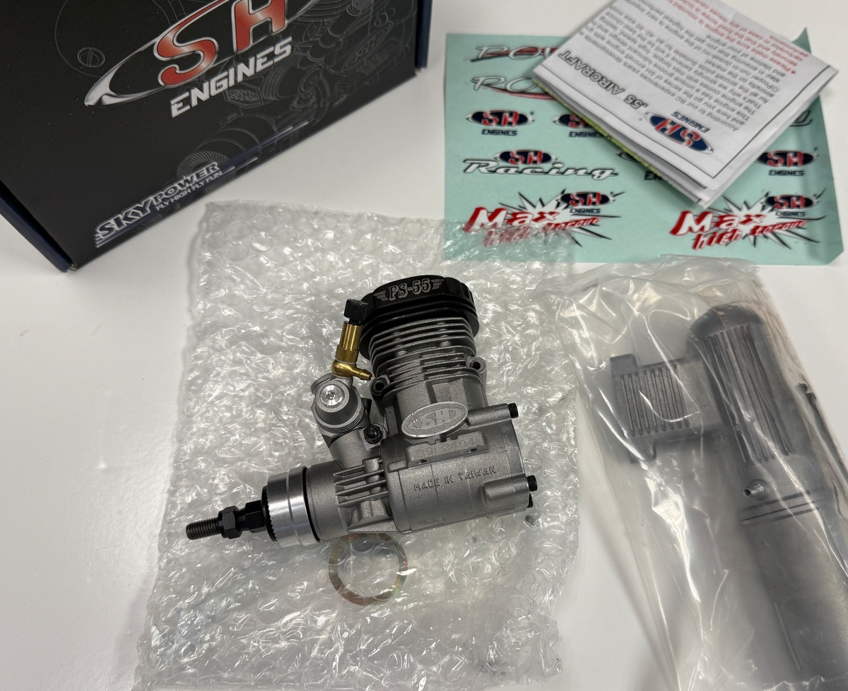 SH .55 55 Side Exhaust RC Remote Control Airplane Nitro 2-Stroke Engine