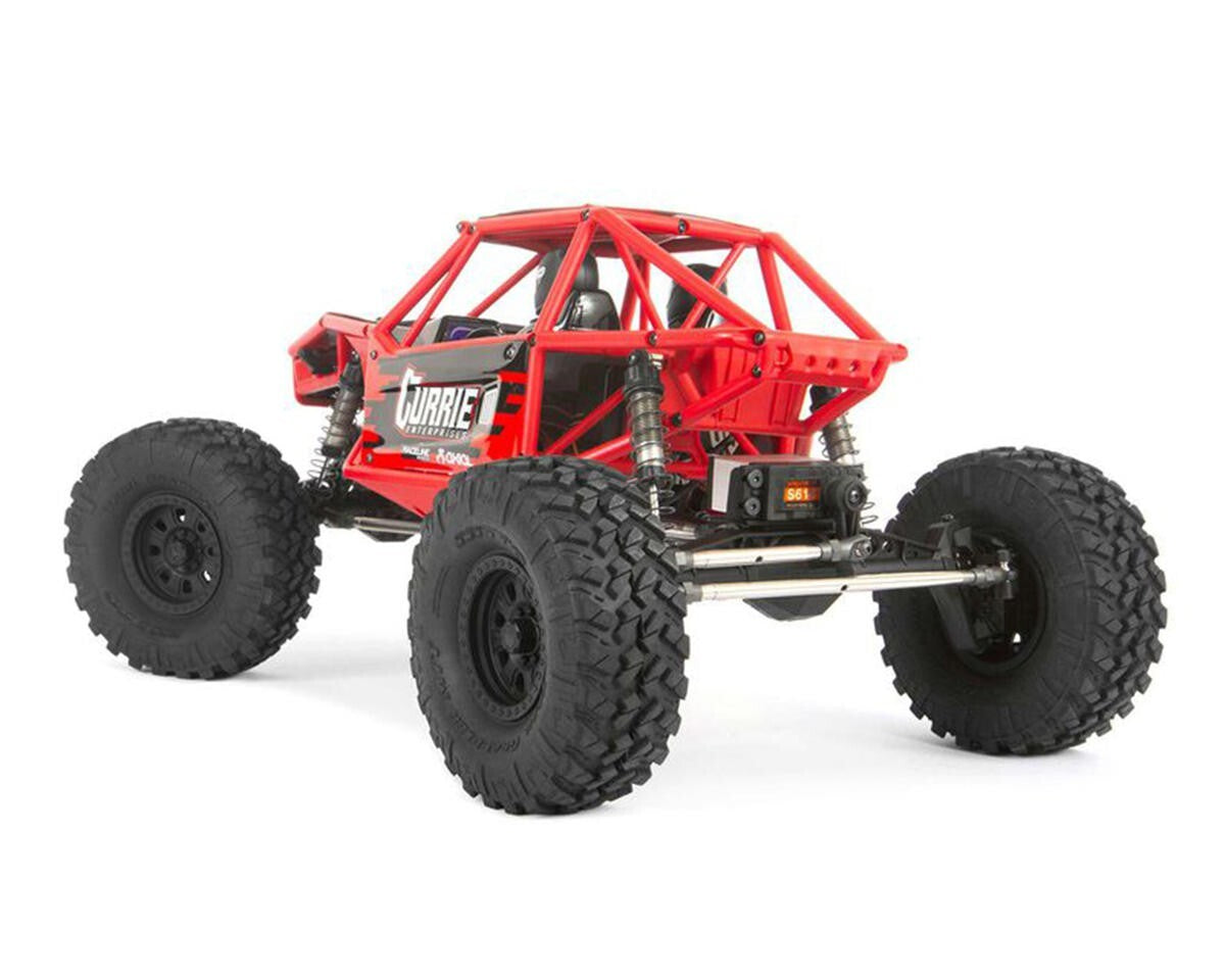 Axial Capra 1.9 4WS Unlimited Trail Buggy 1/10 RTR 4WD Rock Crawler Red w/DX3