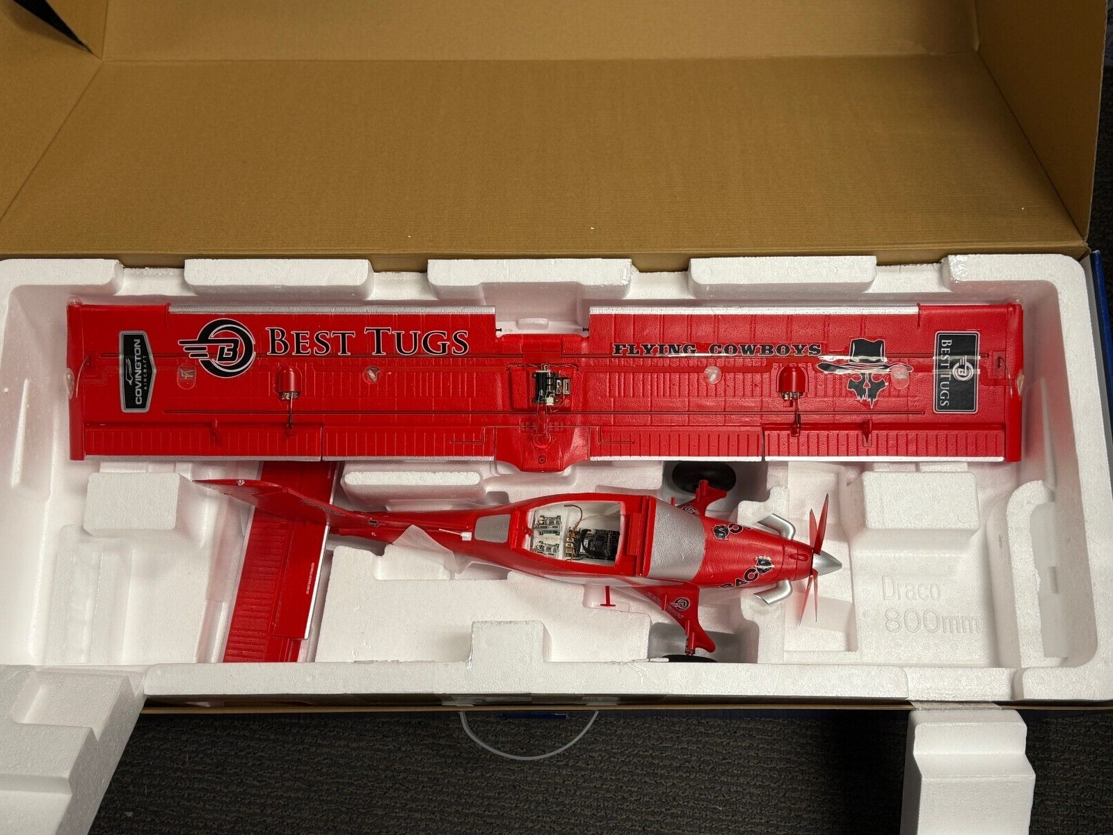 E-flite Micro DRACO Bind-N-Fly BNF Basic Electric Airplane 800mm w/AS3X & SAFE