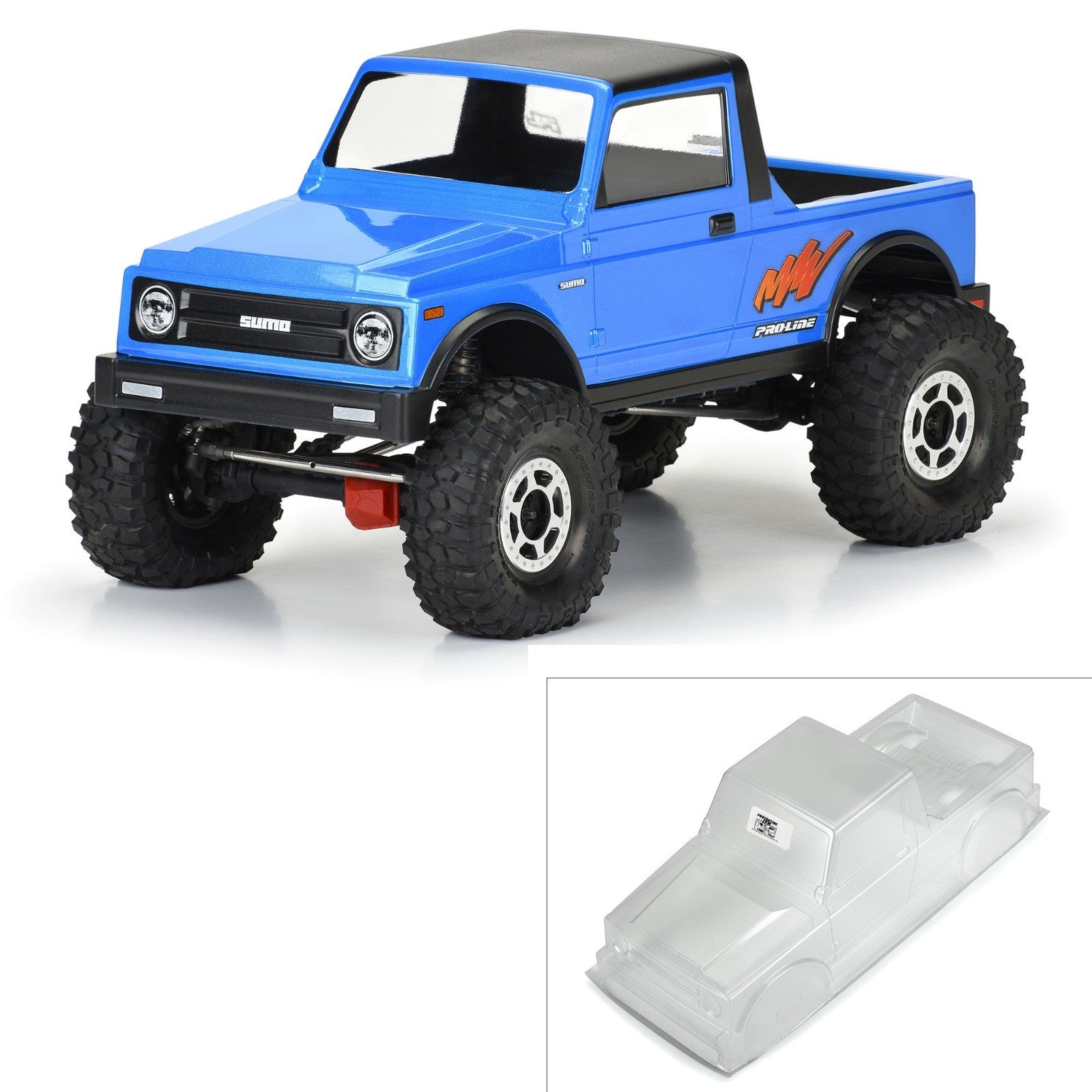 Pro-Line Racing 1/10 Sumo L Clear Body 12.3 Wheelbase Crawlers PRO360900