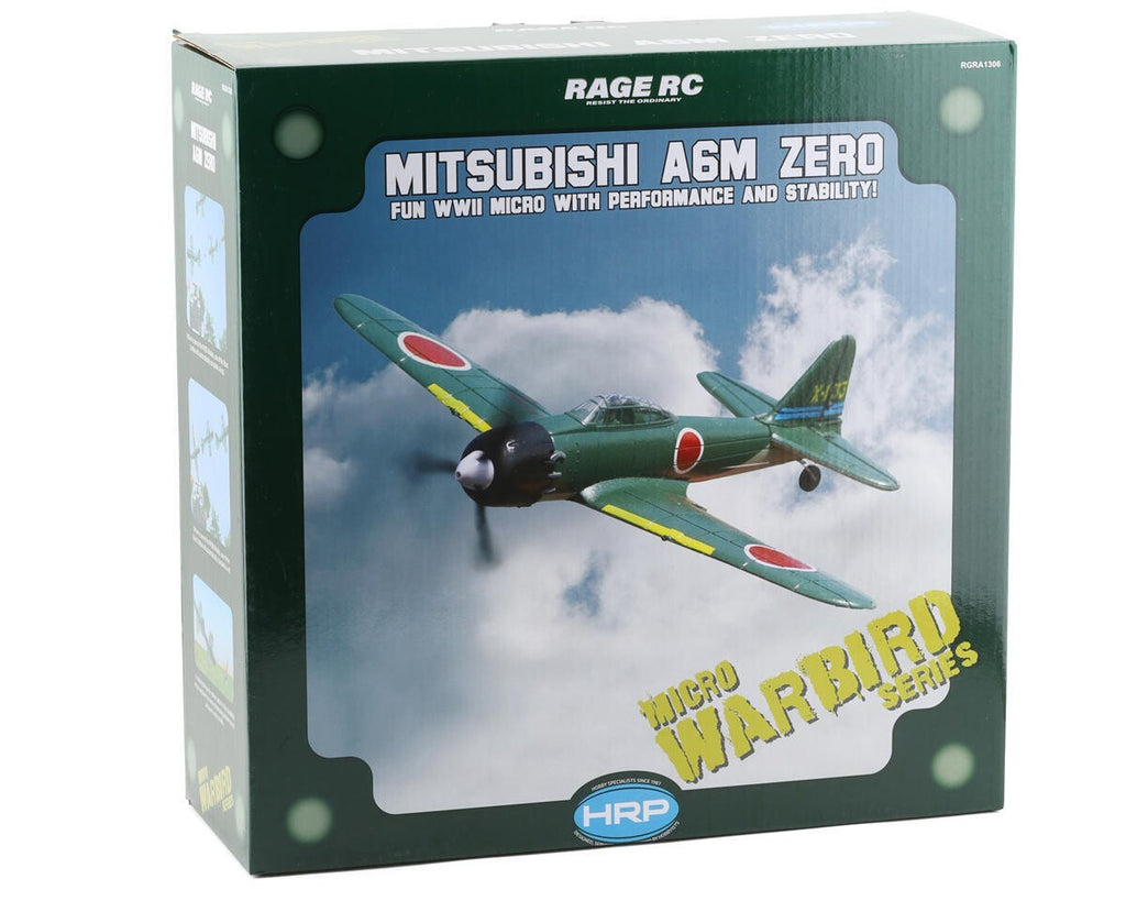 RAGE Mitsubushi A6M Zero Micro Warbirds RTF Electric Airplane (400mm) [RGRA1306]