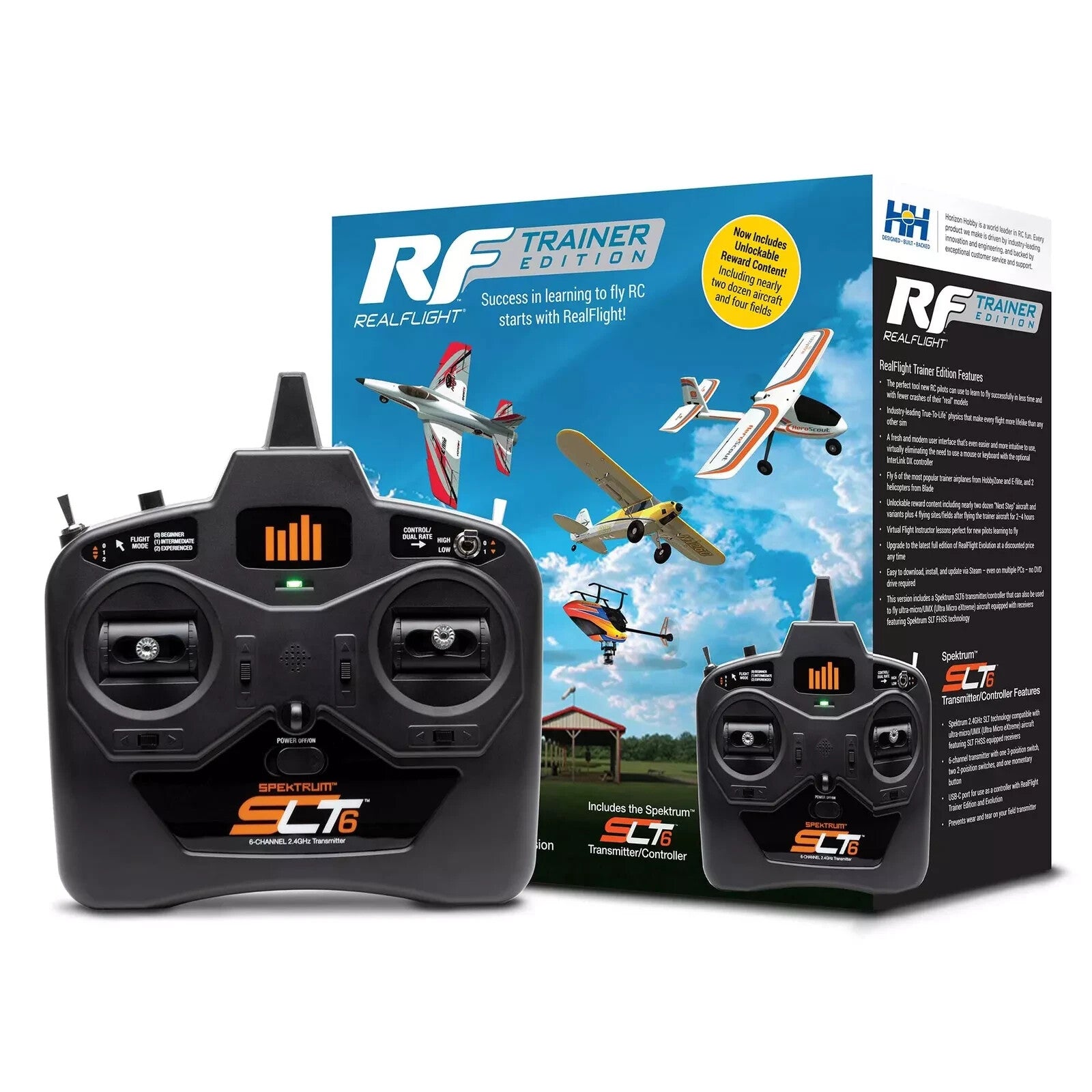 RealFlight RC Remote Control Airplane / Helicopter Trainer Edition SLT6 RFL-1211