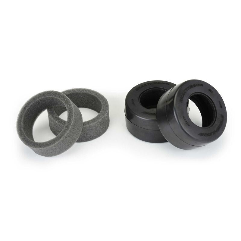 ProLine PRO10188203 Reaction+ HP Wide SC S3 BELTED Drag RC Car Tires (2)
