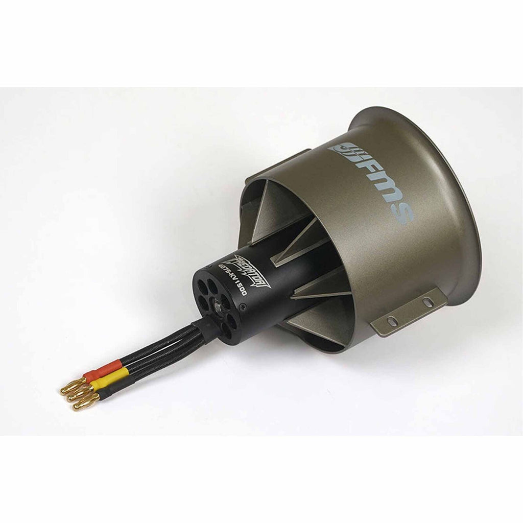 FMS Aluminum 90mm 12-Blade EDF Fan with 4075-1500KV 1500kv Motor FMMDF010