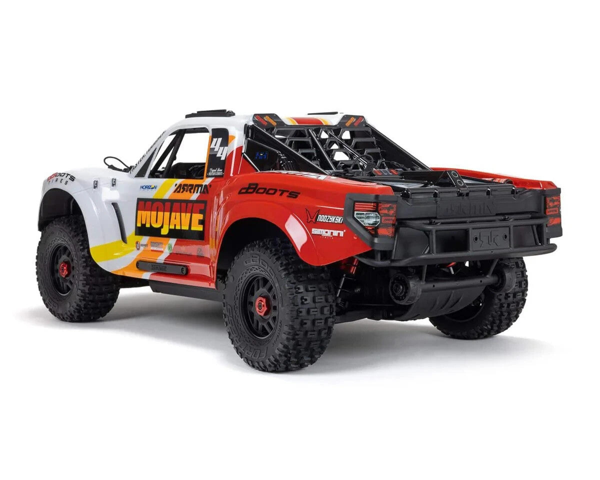 Arrma Mojave 4S BLX Brushless 1/8 4WD RTR Electric Desert Truck White / Red