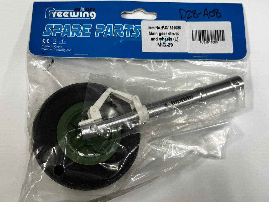 Freewing 80mm EDF MiG-29 Main Landing Strut and Wheel - Left FJ31611085