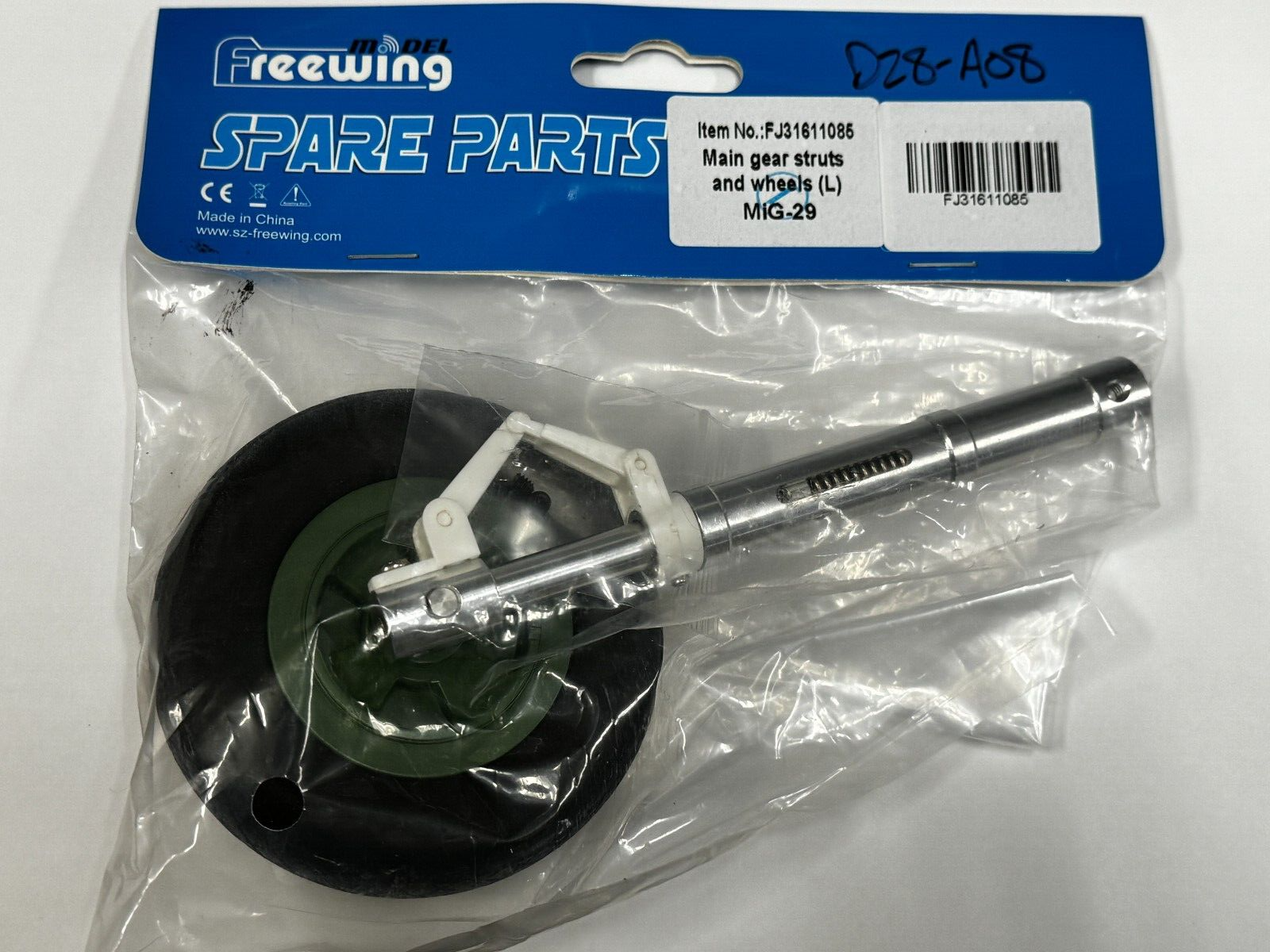 Freewing 80mm EDF MiG-29 Main Landing Strut and Wheel - Left FJ31611085