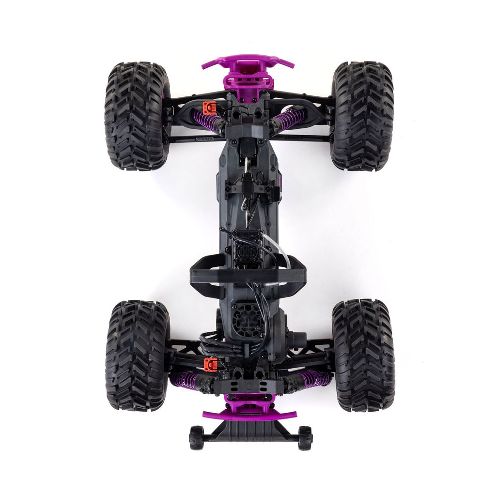 ARRMA 1/10 QUAKE 223S DSC 2WD RTR Brushless Monster Truck, Purple ARA3537T3