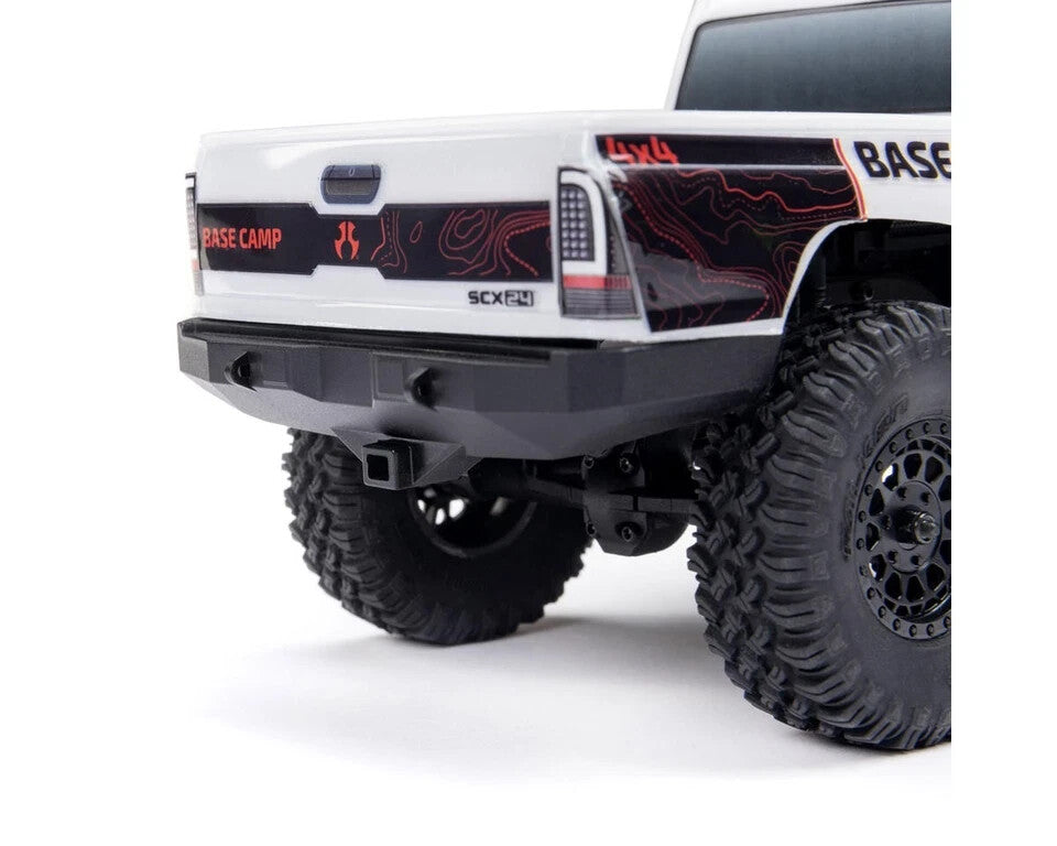 Axial SCX24 Base Camp 1/24 4WD RTR Scale Mini Rock Crawler White AXI-1219T1