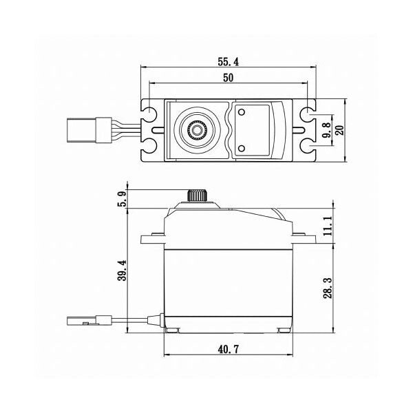 Savox SC-0252MGP Standard Metal Gear MG Digital RC Car Truck Servo SAVSC0252MGP