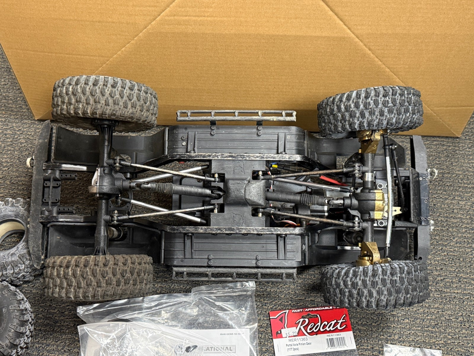 RedCat Scout II RC Remote Control Rock Crawler w/ Lots of Great upgrades !!