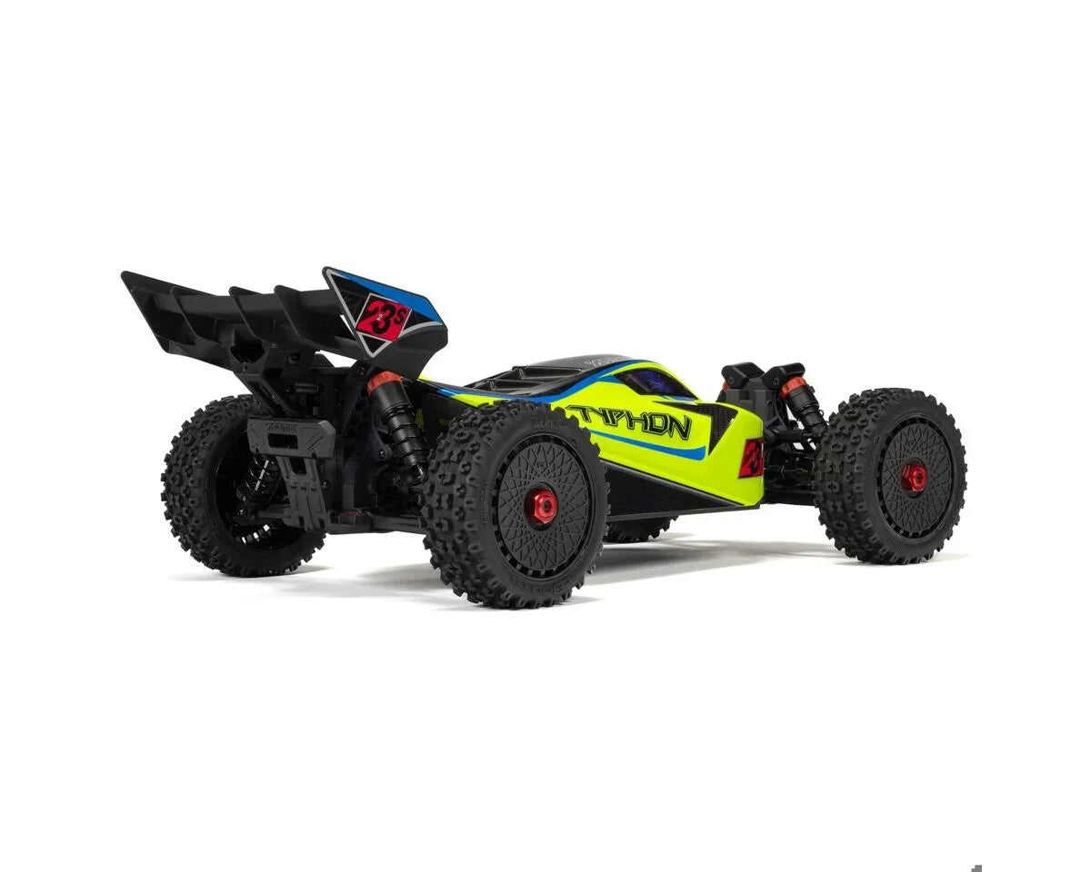 Arrma Typhon 223S 1/8 BLX Brushless RTR 4WD Buggy (Yellow) w/SLT3 2.4GHz Radio