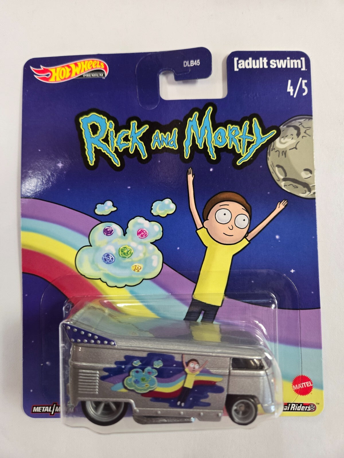 Hot Wheels Rick & Morty 1;64 Volkswagen Drag Bus Diecast Vehicle - GJR19 NIB