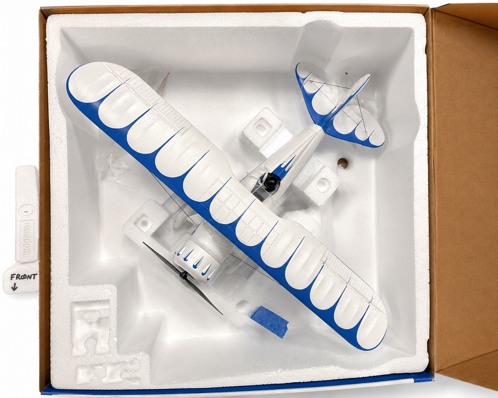 E-flite Eflite UMX Waco BL BNF Basic Brushless RC Biplane AS3X EFLU5350