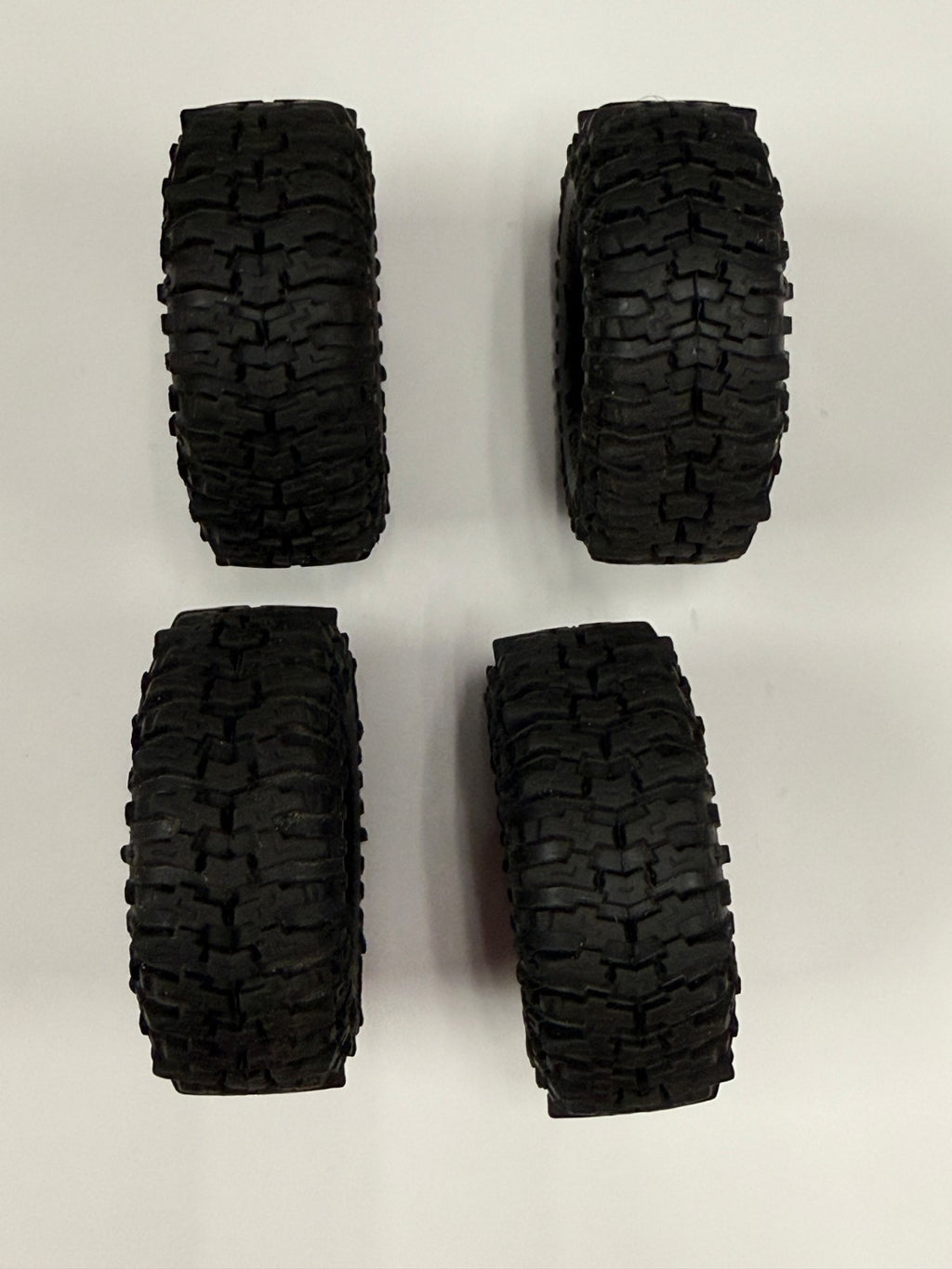 Traxxas TRX-4M Mickey Thompson Baja Pro XS 2.4 Tires Chrome Wheels Set 4