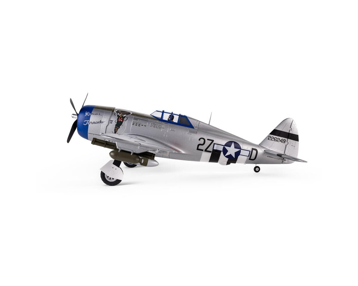 E-flite EFlite P47 P-47 Razorback BNF Basic Electric RC Airplane AS3X & SAFE
