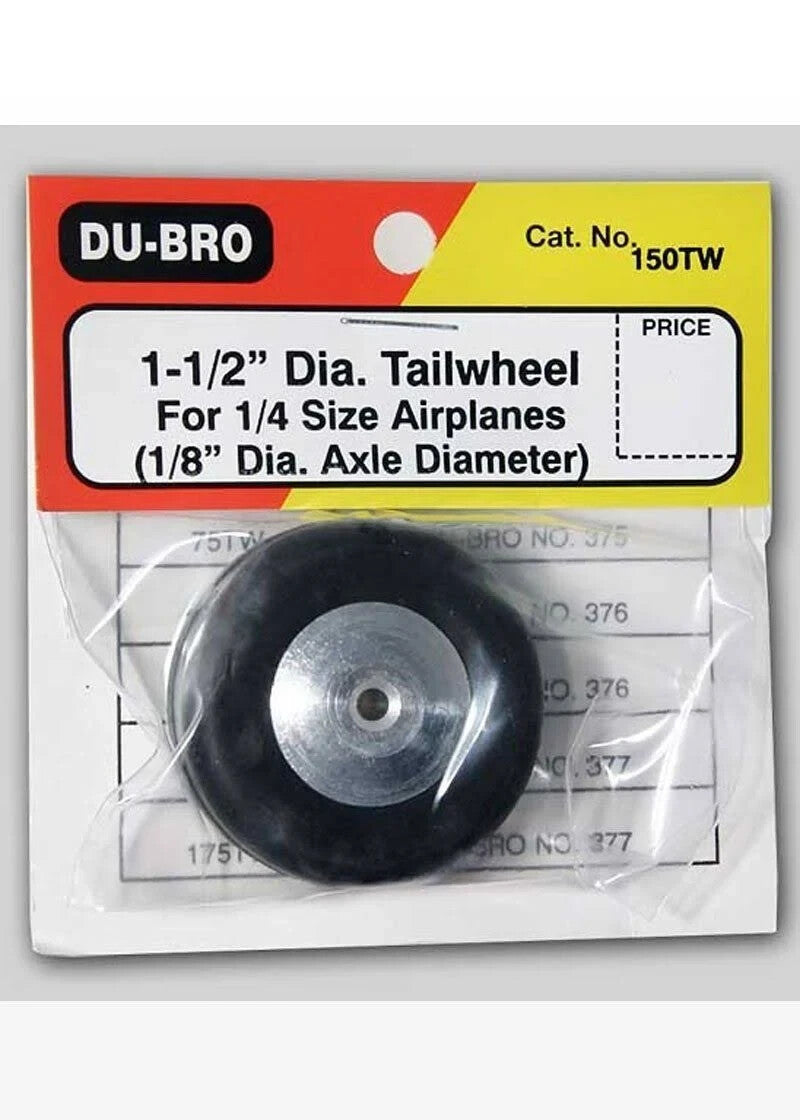 DuBro 150TW RC Remote Control Airplane 1 1/2" Tail Wheel DUB150TW