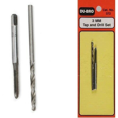 DU-BRO Dubro 372 RC Remote Control Airplane Tap & Drill Set 3mm 3 mm DUB372