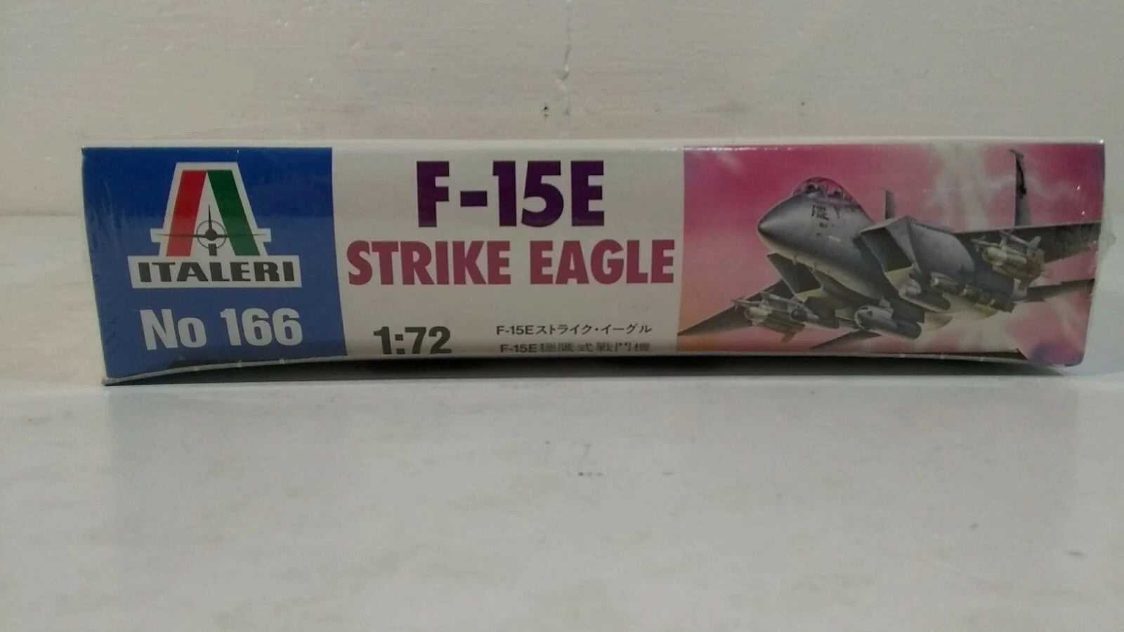 1994 Italeri F-15 E Strike Eagle Fighter Aircraft 1:72 Scale Model Kit # 166