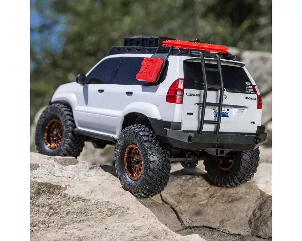 Axial SCX24 Lexus GX 470 1/24 4WD RTR Scale Mini Crawler White AXI1532T1