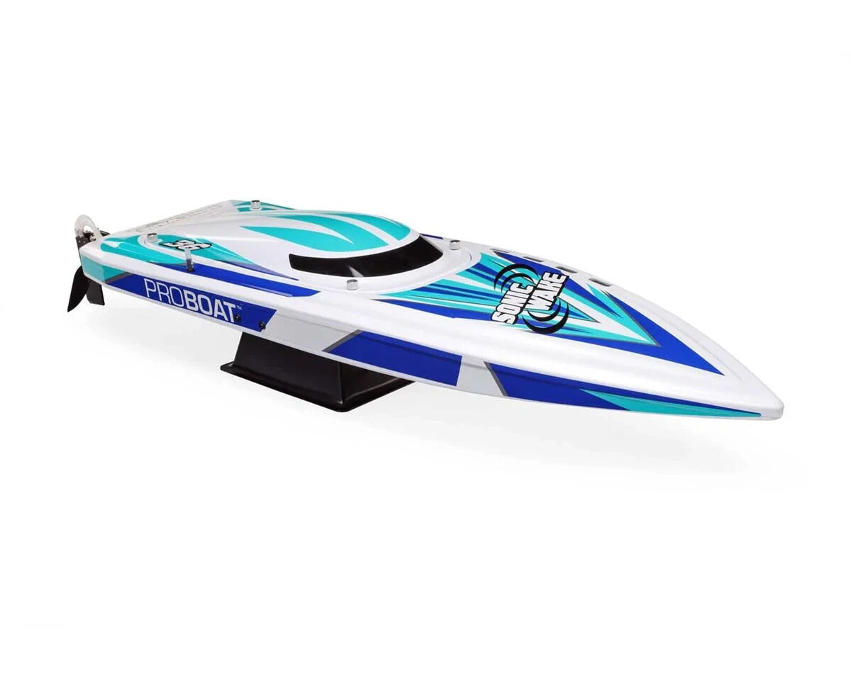 Pro Boat Sonicwake 36" Self-Righting RTR Deep-V Brushless Boat White w/Spektrum