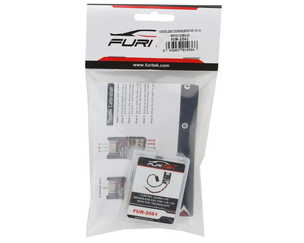 Furitek Lizard Lite Brushless RC Remote Control 1/24 Micro ESC FRU2561 FUR2561