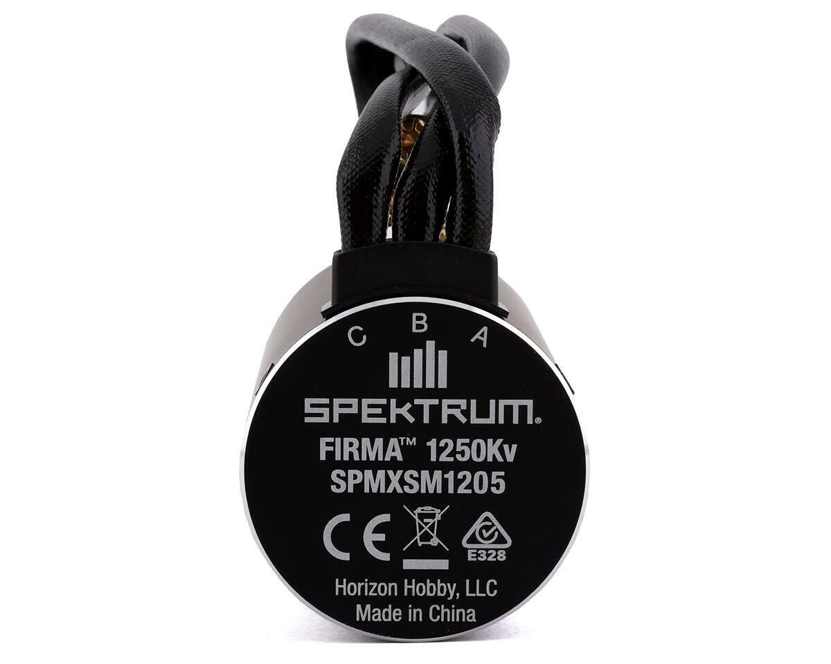 Spektrum RC Firma 4-pole Brushless Motor w/8mm Shaft (1250Kv) SPMXSM1205