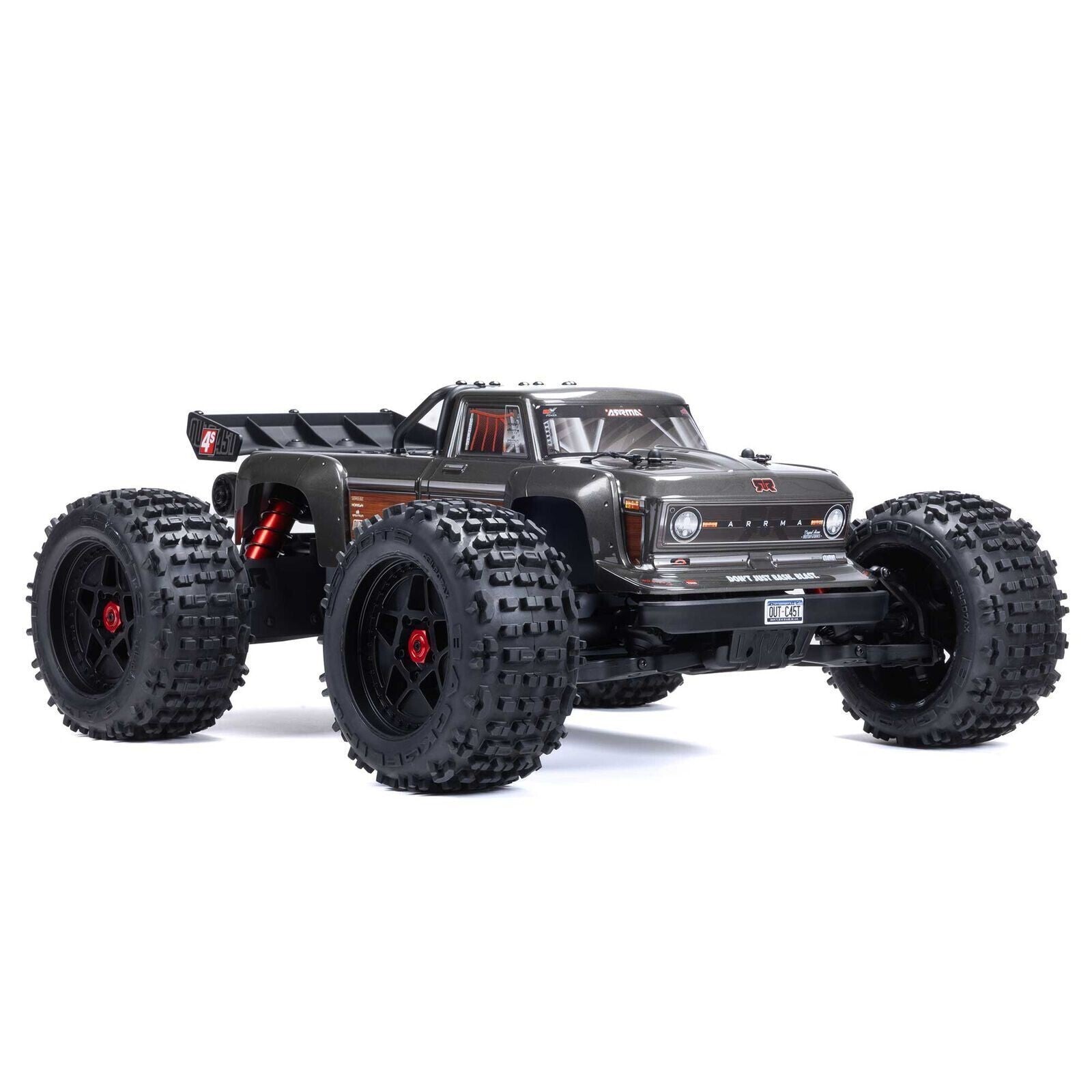 Arrma Outcast 4S V2 BLX Brushless RTR 1/10 Scale Stunt Truck Grey ARA4410V2T3