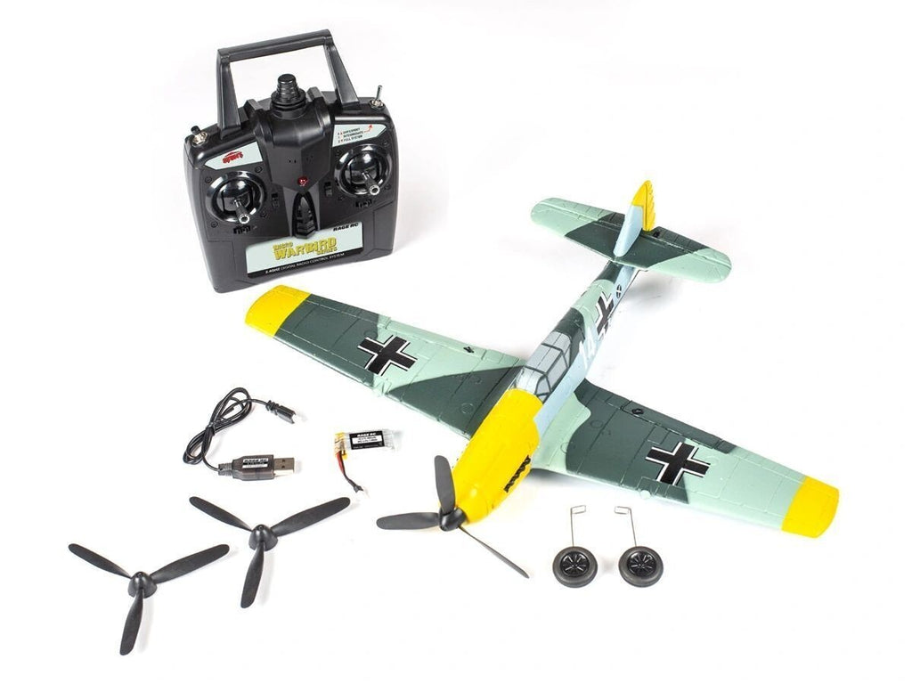 Rage RC BF 109 Messerschmitt Micro RTF Airplane w/ Pilot Assist PASS RGRA1304