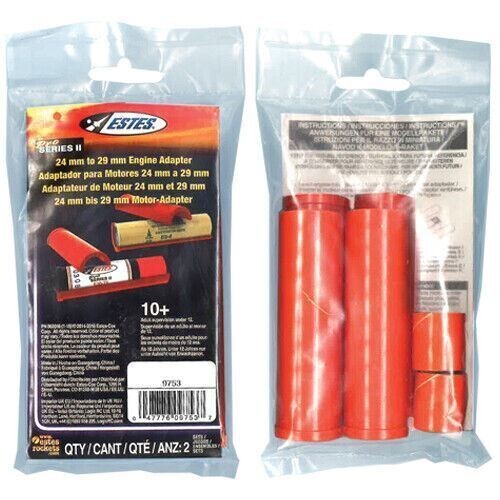 Estes Model Rocket Kits :  24mm To 29mm Motor Adapter Adapters EST9753 9753
