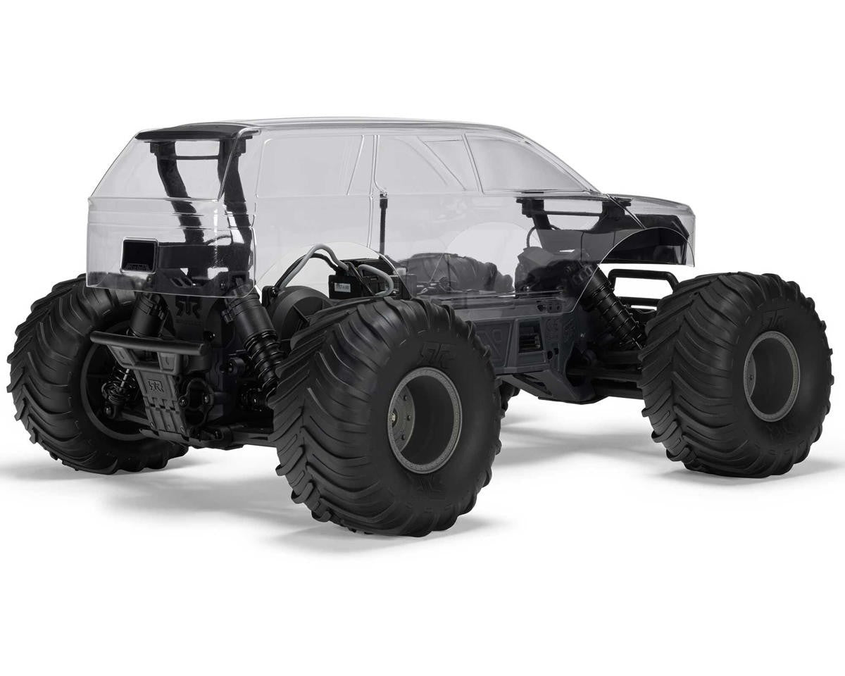 Arrma Gorgon 4x2 MEGA 550 Brushed 1/10 Monster Truck Ready-To-Assemble Kit Clear